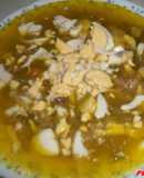 Sopa de tapioca de ave