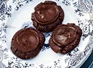 Una foto de Chocolate fudge cookies