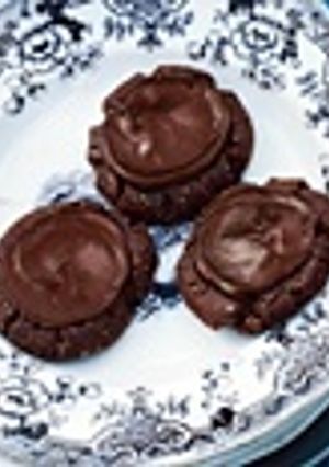 Una foto de Chocolate fudge cookies
