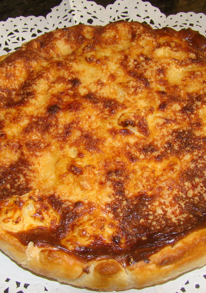 Una foto de Pastel salado tipo quiche