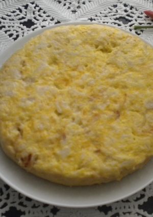 Una foto de Tortilla sorpresa de coliflor