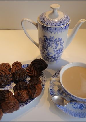 Una foto de Galletas de chocolate vienesas