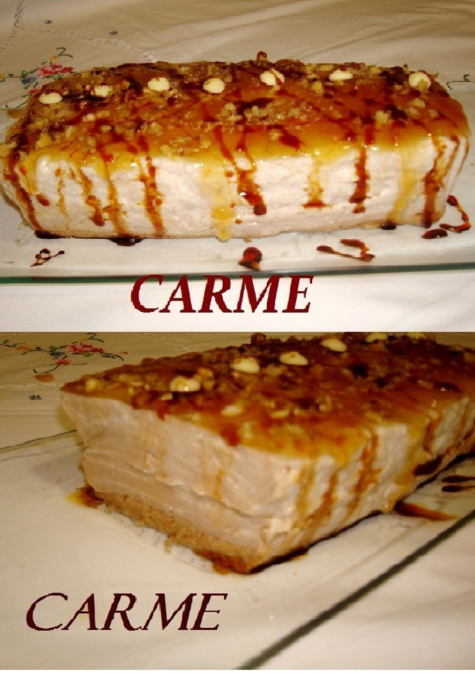 Una foto de Tarta mousse de plátano y piña