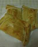 Empanada pino de carne horneada chilena