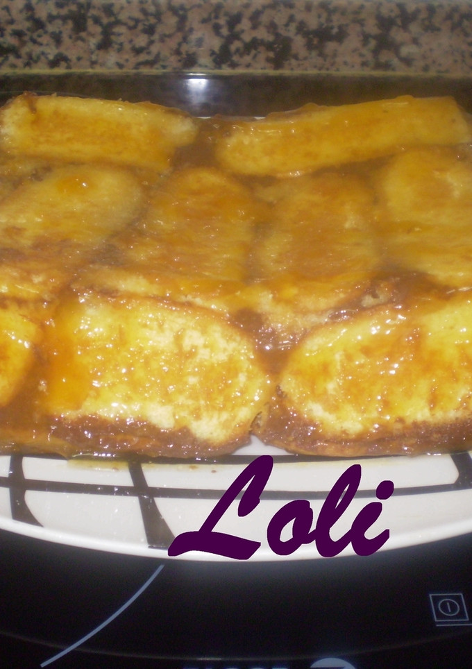 Una foto de Tarta de soletillas de mermelada de albaricoque