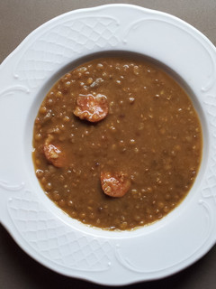 Una foto de Lentejas con chorizo ibérico (fáciles y muy buenas)