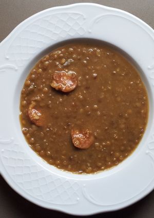 Una foto de Lentejas con chorizo ibérico (fáciles y muy buenas)