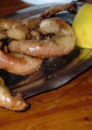 Una foto de Achuras a la parrilla