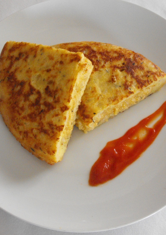 Una foto de Tortilla de pan al orégano