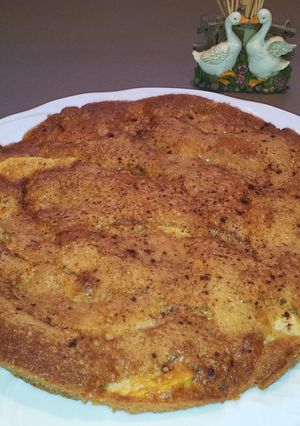 Una foto de Bizcocho de manzana Royal Gala al yogur