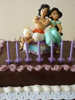 Una foto de Torta cumpleaños 7 años de mi nieta Camila