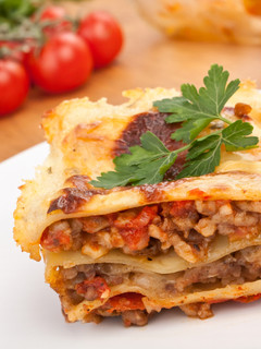 Una foto de Lasaña de verduras y carne