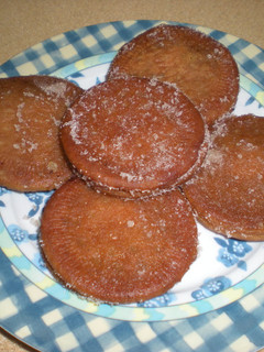 Una foto de Galletas con chocolate fritas