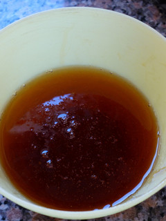 Una foto de Salsa de caramelo líquido