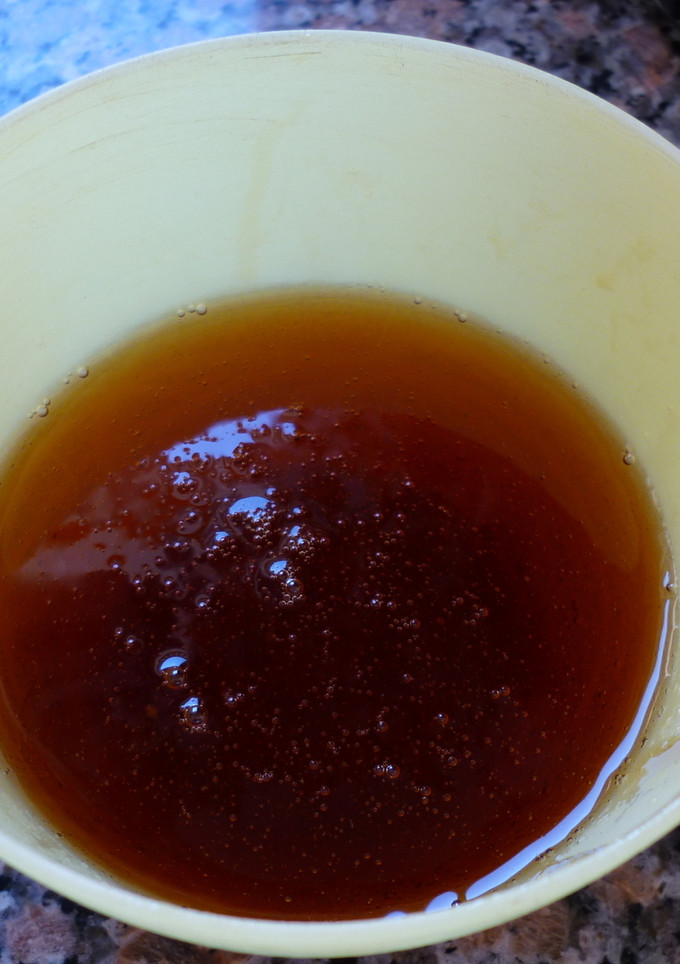 Una foto de Salsa de caramelo líquido