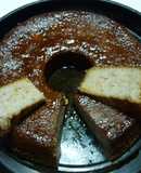Budín de pan con restos de rosca de pascua