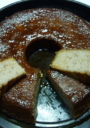 Una foto de Budín de pan con restos de rosca de pascua