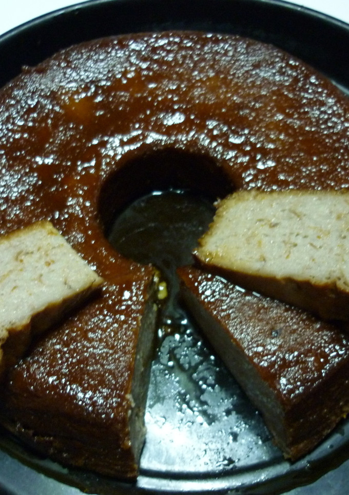 Una foto de Budín de pan con restos de rosca de pascua