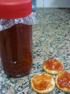 Una foto de Dulce de peras con trocitos de membrillo