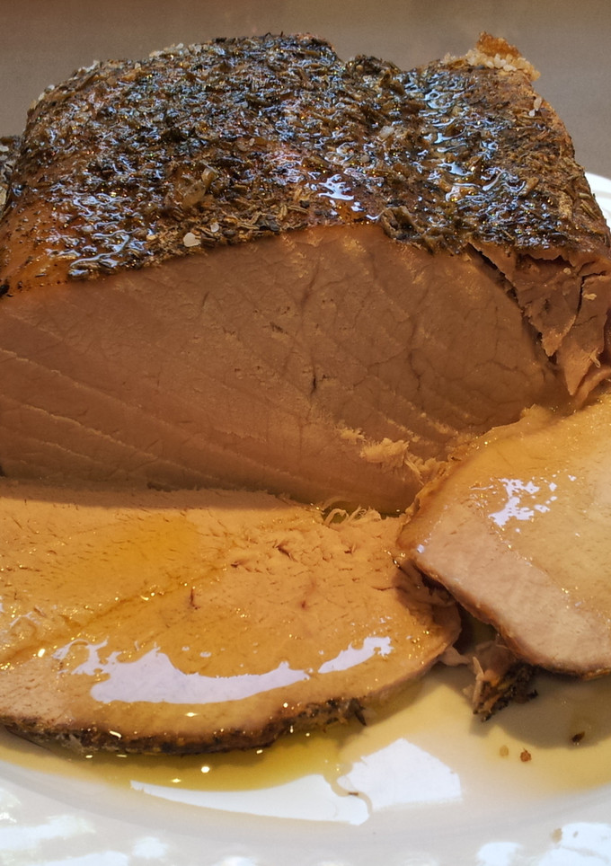 Una foto de Lomo de cerdo a la sal al horno