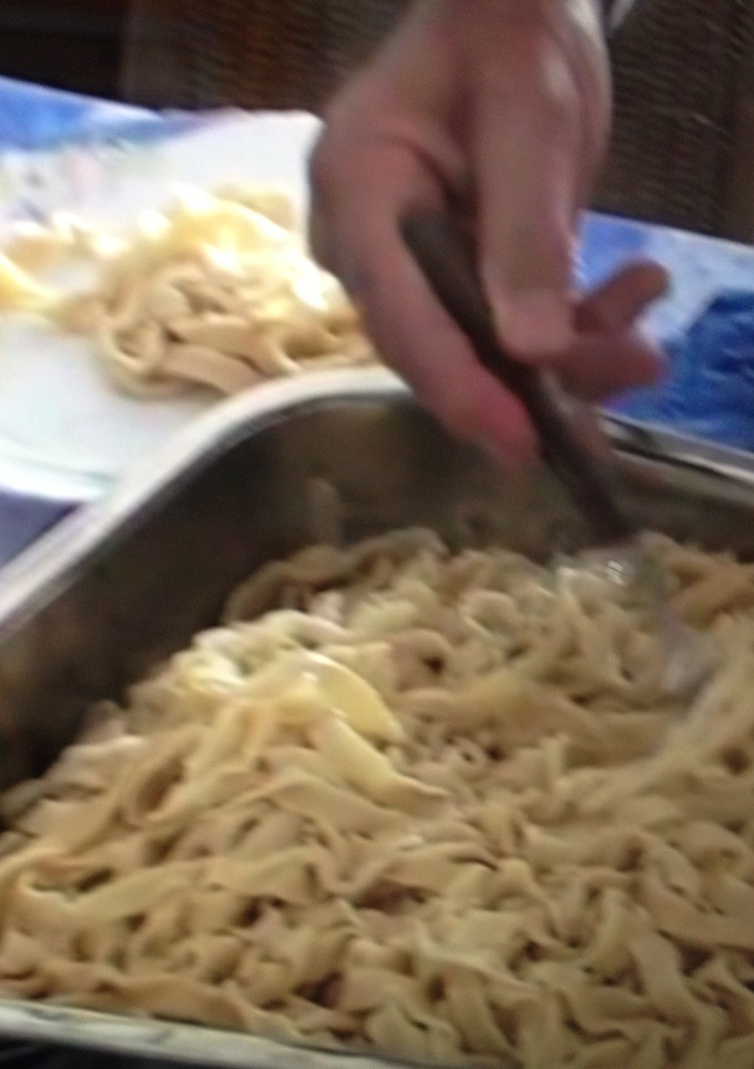 Una foto de Pasta fresca (fetuchines)