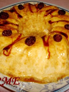 Una foto de Flan mousse de manzana