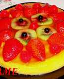 Tarta de queso con frutas