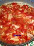 Ensalada roja con boquerones en vinagre