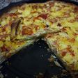 Tarta de palmitos y paleta cocida
