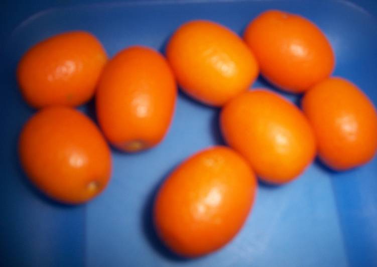 Licor de naranjas Chinas (Kumquat)