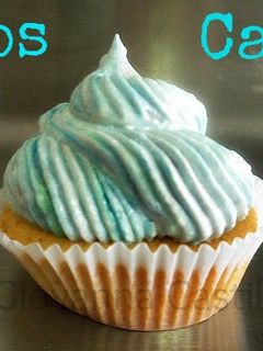 Una foto de CupsCake's de vainilla