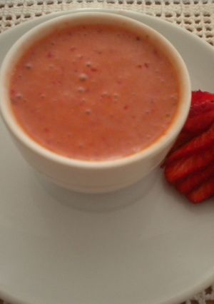 Una foto de Vinagreta de fresas