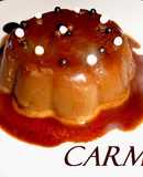 Flan de café y cacao