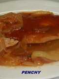 Pechugas de pollo rehogadas con verduras y tomate al orégano