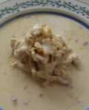 Pollo con crema y loroco