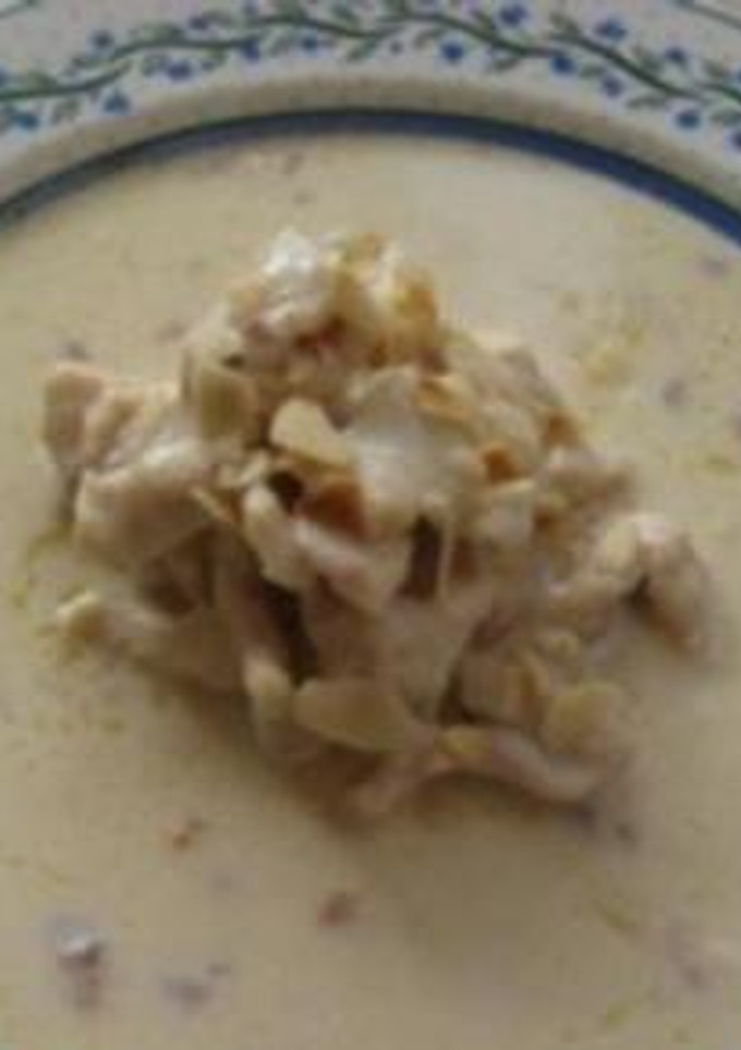 Una foto de Pollo con crema y loroco