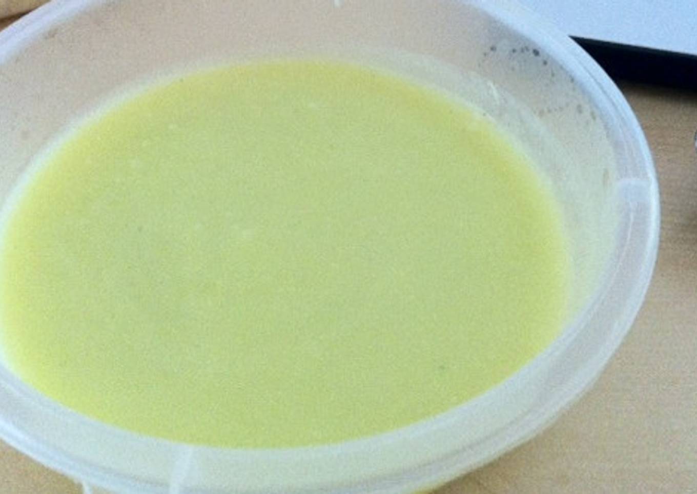Crema de calabacin sin lactosa