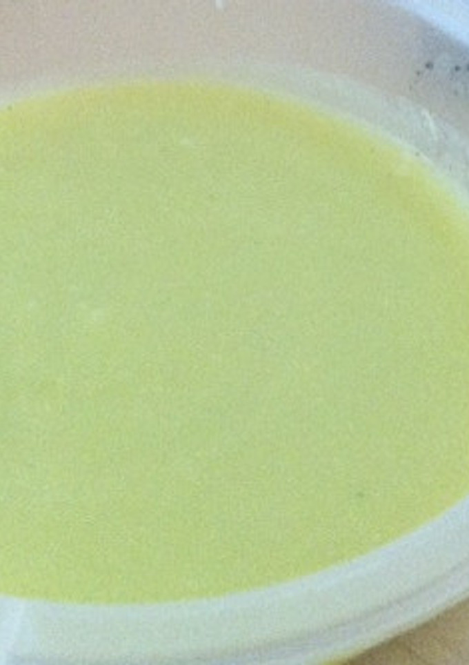 Una foto de Crema de calabacin sin lactosa