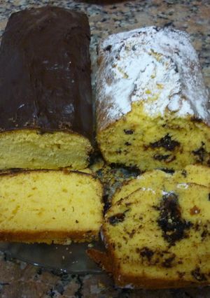 Una foto de Budín de naranja casero