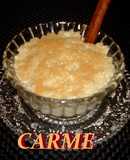 Arroz con horchata de chufa