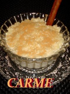 Una foto de Arroz con horchata de chufa