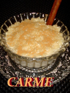 Una foto de Arroz con horchata de chufa