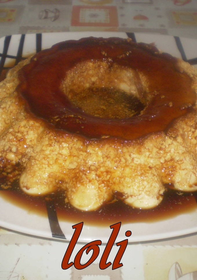 Una foto de Flan 4 delicias
