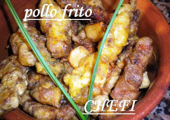 Pechugas fritas de pollo al curry Receta de Chefi Martinez- Cookpad
