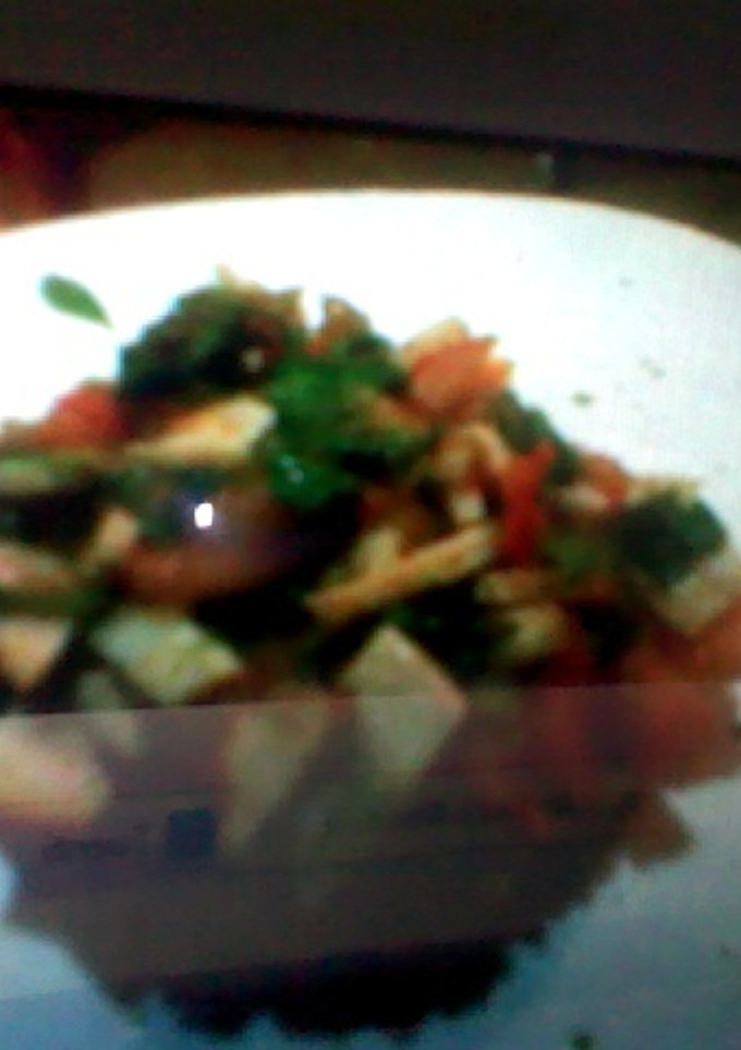 Una foto de Tostada salteada