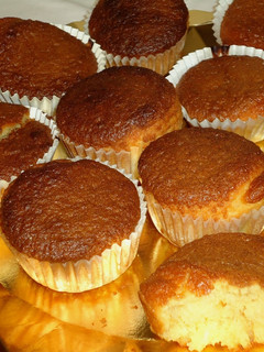 Una foto de Magdalenas de manzana golden