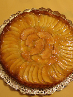 Una foto de Tarta de manzanas en gajos