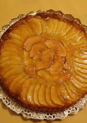 Una foto de Tarta de manzanas en gajos