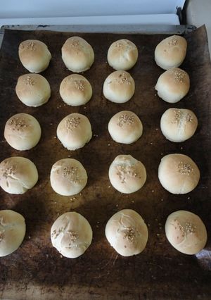 Una foto de Mini panecillos de hamburguesa
