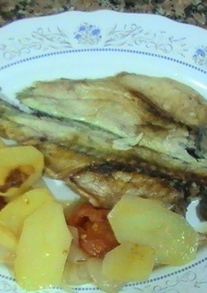 Una foto de Lubina al horno (Mónica)